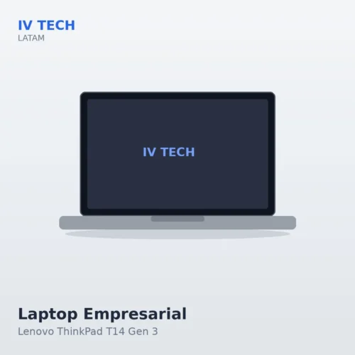 Laptop Lenovo ThinkPad T14 Gen 3 – Intel Core i5-1235U, 16GB RAM, 512GB SSD (Reacondicionada Grado A)